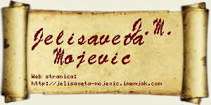 Jelisaveta Mojević vizit kartica